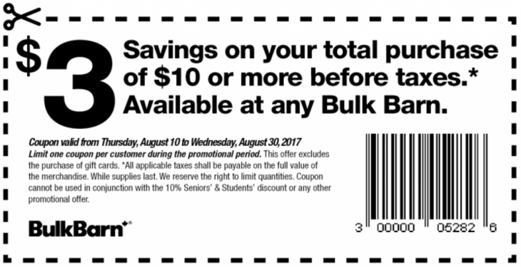 Bulk Barn Canada Coupon