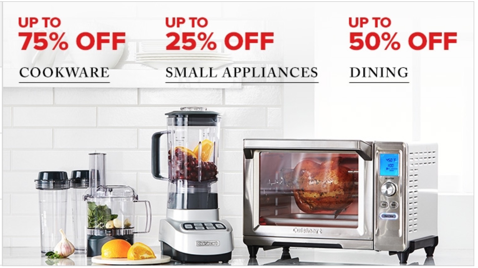Hudson's Bay Canada Bay Days Kitchen Sale Save up to 75 on Cookware