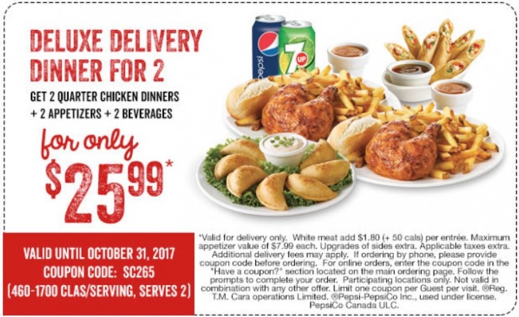 Swiss Chalet Coupon