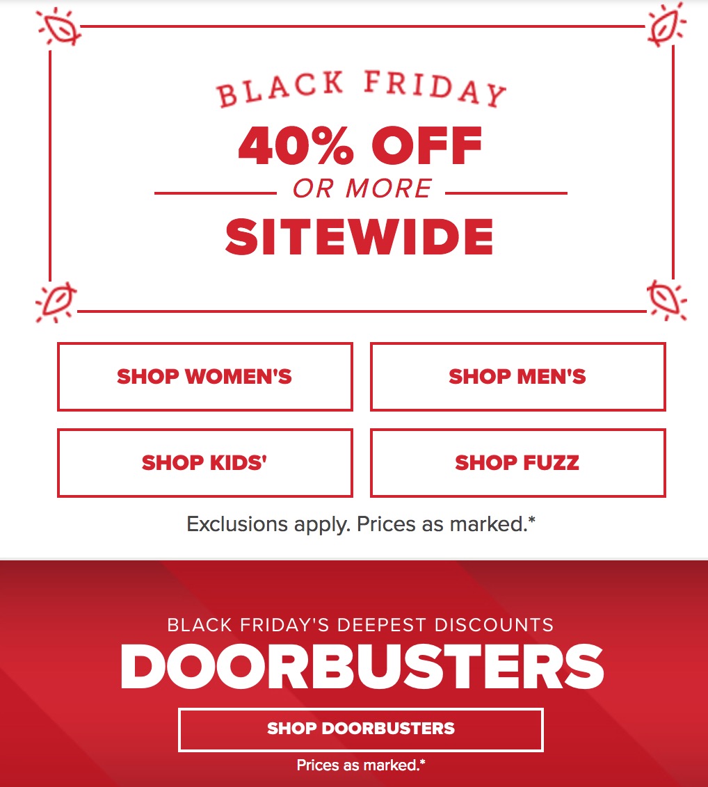 black friday deals on crocs