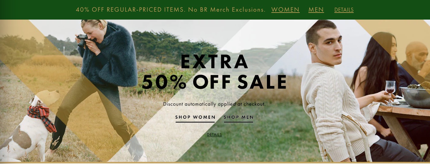 banana republic boxing day
