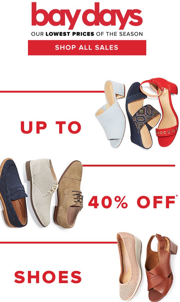 hudson bay womens shoes clearance