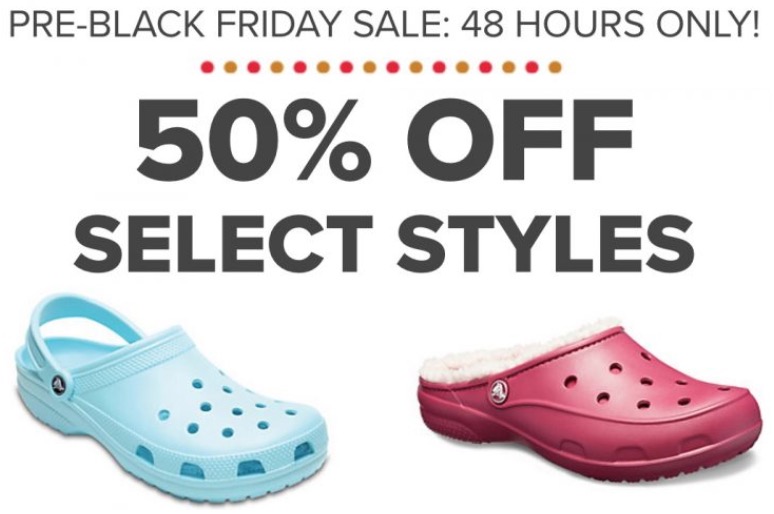 black friday sale on crocs