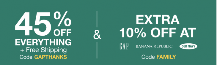 gap card promo code extra 10