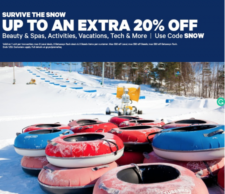 Groupon Canada Promo Code Deals Save an EXTRA 20 Off Beauty & Spas