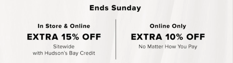 Hudson S Bay Canada Online Flash Sale Today Save Up To 60 Off
