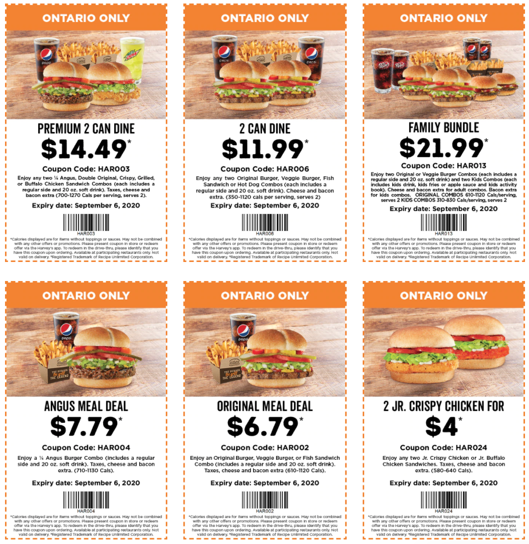 Harvey S Canada Coupons August 5 To September 1 Canada