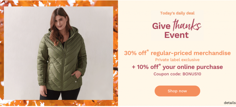 Penningtons Canada Thanksgiving Sale: Today, Save 30% off Regular ...