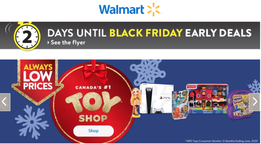 Walmart Canada Black Friday Early Deals: Enjoy Great Savings on Toys ...