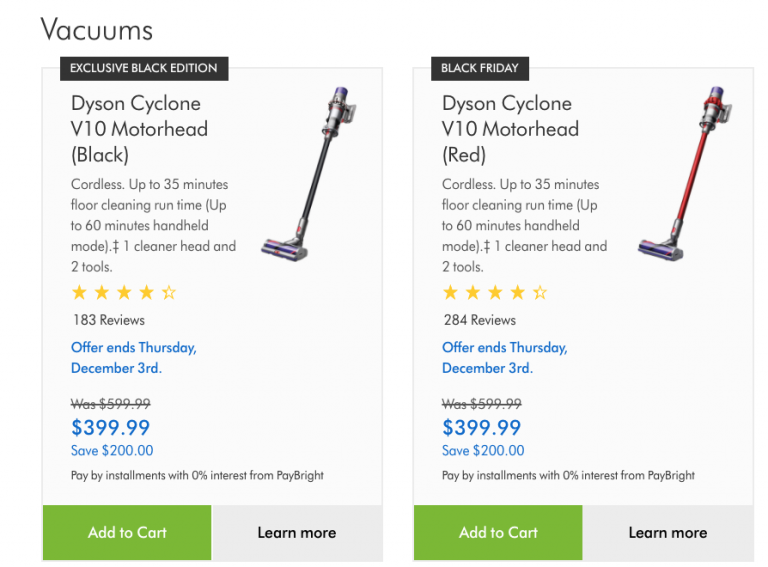 Dyson Canada Black Friday Sale Save 200 Off Vacuums & Select Dyson