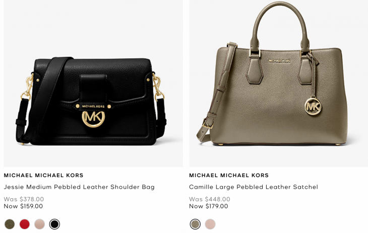 Michael Kors Canada Sale: Save up to 70% off Sale + FREE Shipping - Hot ...