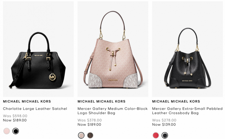 Michael Kors Canada New Semi-Annual Sale: Save up to 70% off Sale ...