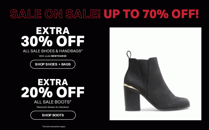 Steve Madden Canada Sale On Sale: Save Up to 70% off Sale + Extra 30%