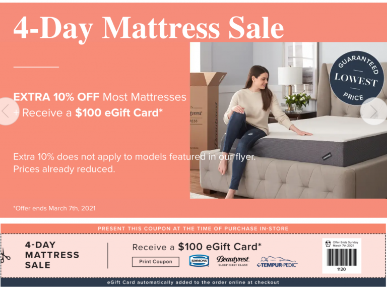 linen chest mattress sale