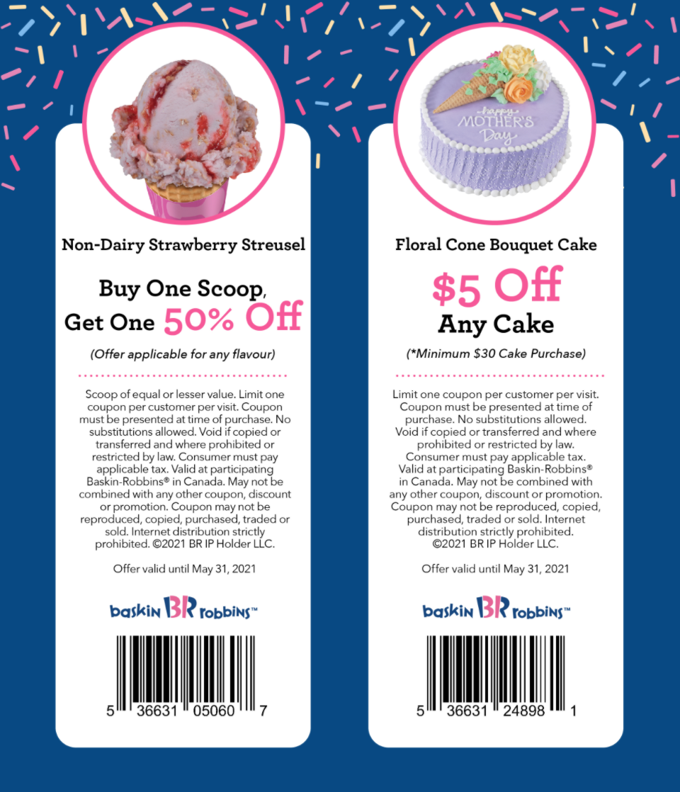 Baskin Robbins Printable Coupons 2022 Printable World Holiday