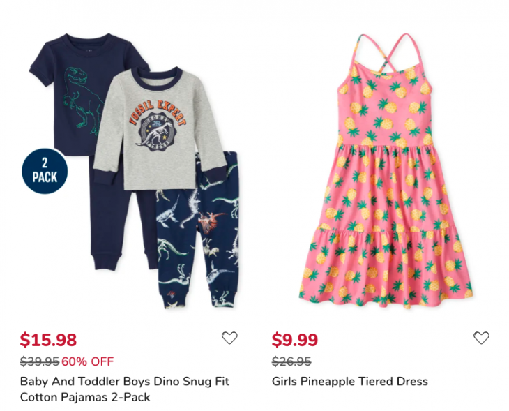 The Childrens Place Canada Spring Sale Save 50 60 Off Everything