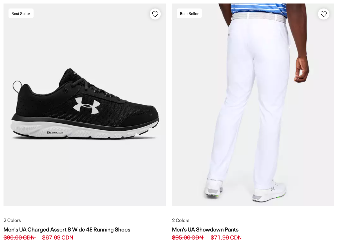 Under Armour Canada Sale Up To 40 Off Outlet Items Hot Canada Deals Hot Canada Deals