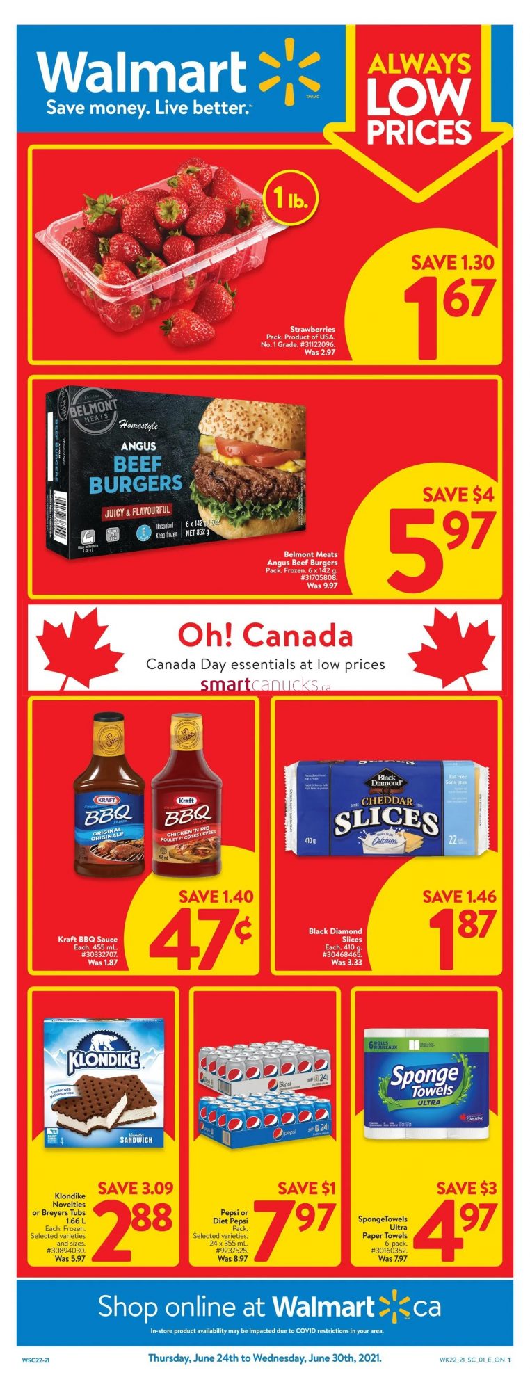 Walmart Canada Flyers June 24 to 30 Hot Canada Deals Hot Canada Deals