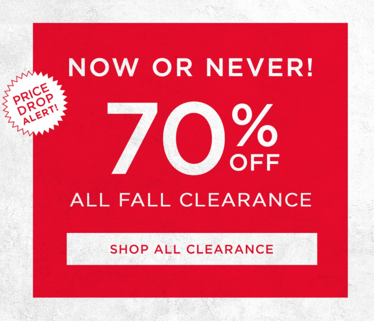 Tip Top Canada Now or Never Sale: Save 70% OFF ALL Fall Clearance + Up ...