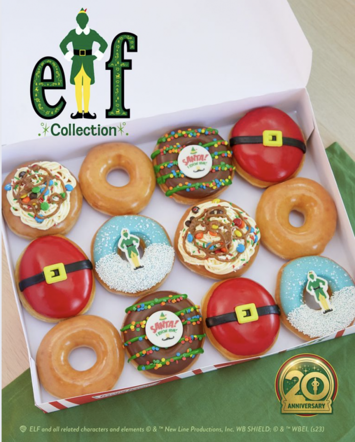 Krispy Kreme Doughnuts Canada Celebrating Christmas and Elf’s 20th ...