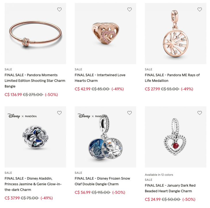 Pandora Canada Boxing Day Sale: Save up to 50% off Select Styles *LIVE ...