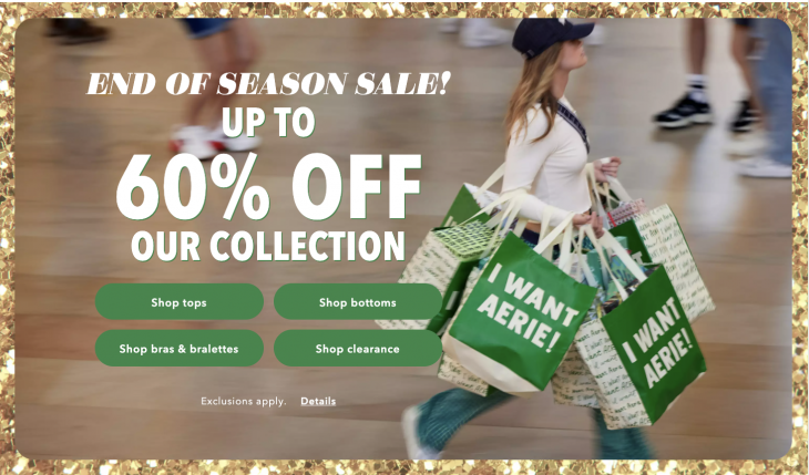 American Eagle & Aerie Canada End of Season Sale: Save up to 60% off ...